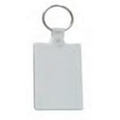 Rectangular Key Tag - White